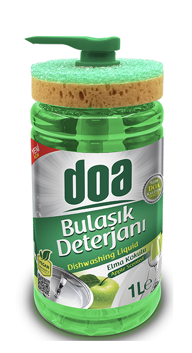 Elma Kokulu Bulaşık Deterjanı  1 Lt.